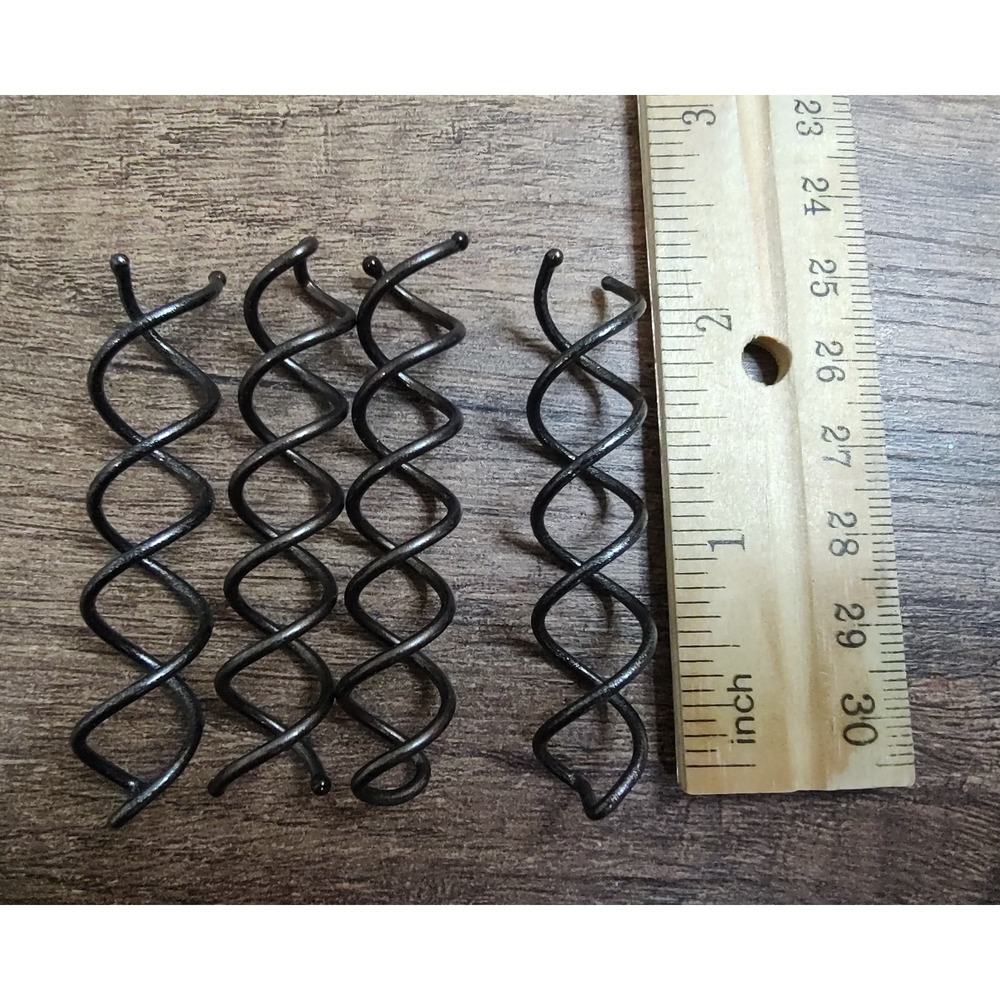 Bronze Tone Metal Bun Twist 4 Piece Set 2.25" - Picture 2 of 2